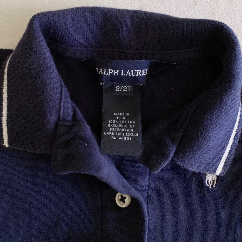 Ralph Lauren Navy Polo Dress - Picture 3 of 4